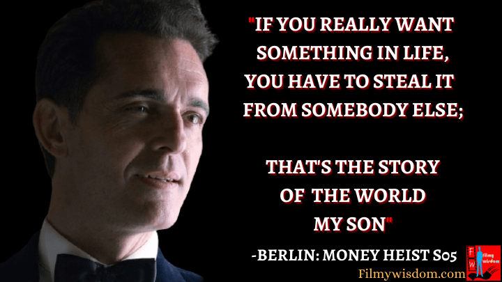 Money Heist season05 quote berlin